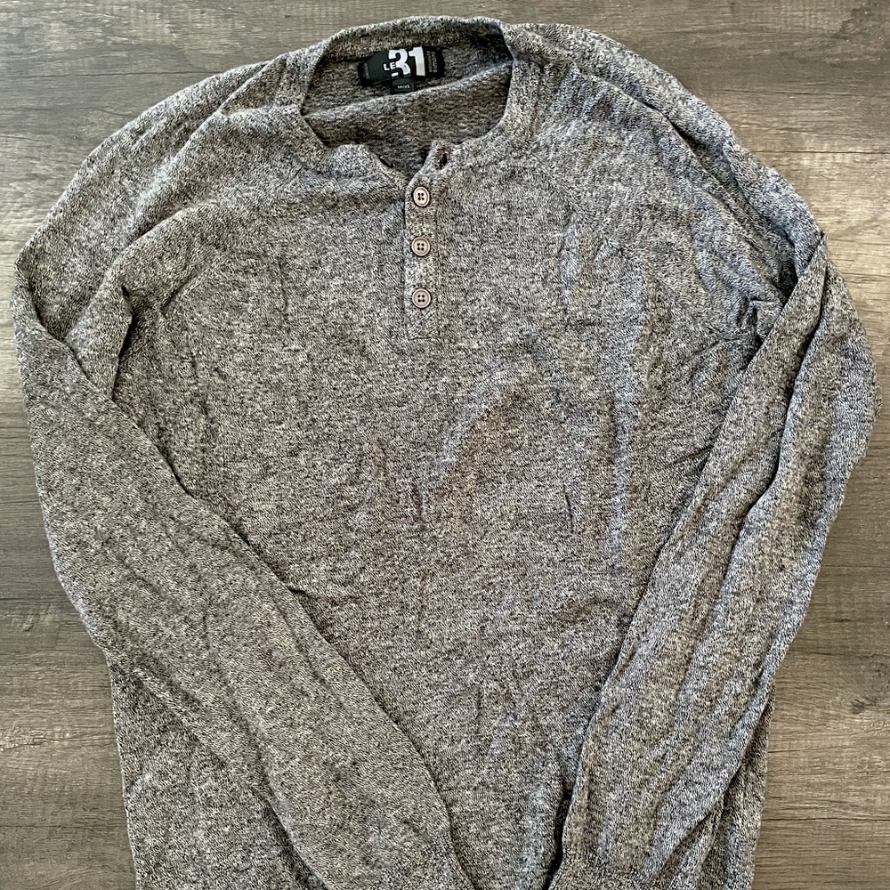 Grey mens sweater